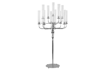 Lumo Silver Floor Lamp in Orlando