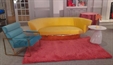 Madam Butterfly Citrus Velvet Sofa in Orlando