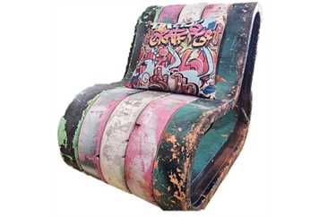 Graffiti Lounge Chair in Orlando