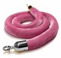 Stanchion Rope Dark Pink - Silver Clasps in Orlando