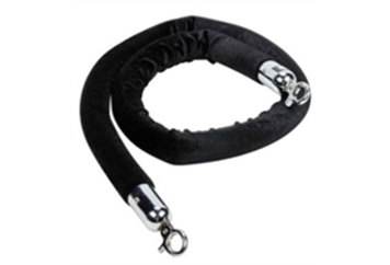 Stanchion Rope Black Leather in Tampa, St Petersburg