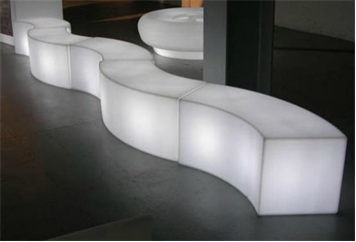 Poly Snake Bench in Tampa, St Petersburg
