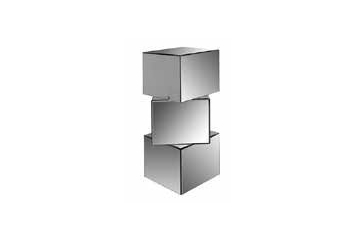 Stacked Mirror Cubes Highboy Table in Tampa, St Petersburg