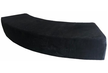 Koo Curved Bench Black in Tampa, St Petersburg