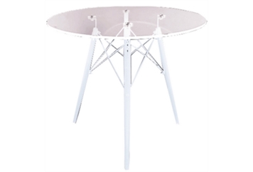 Abstract White Cafe Table in Tampa, St Petersburg