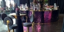Frozen Purple Bar Curved - Gold Frame in Tampa, St Petersburg