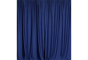 Navy Blue Polyester Drape - 8ft in Miami, Ft. Lauderdale, Palm Beach