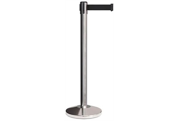 Stanchion Retractable - Black in Miami, Ft. Lauderdale, Palm Beach