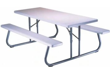 Metal Picnic Dining Table in Miami, Ft. Lauderdale, Palm Beach