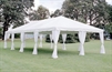 Tent Leg Drape - White in Miami, Ft. Lauderdale, Palm Beach