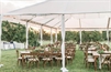 Tent Leg Drape - White in Miami, Ft. Lauderdale, Palm Beach