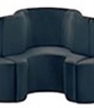 Cobra Black Banquette Curved Middle in Miami, Ft. Lauderdale, Palm Beach