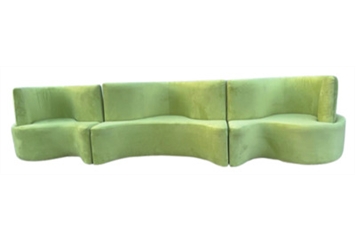 Cobra Straight Banquette - Lime in Miami, Ft. Lauderdale, Palm Beach