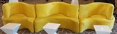 Cobra Straight Banquette - Yellow in Miami, Ft. Lauderdale, Palm Beach