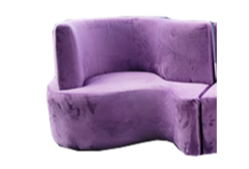 Cobra Left Lilac Purple Banquette in Naples, Marco Island, Ft. Myers