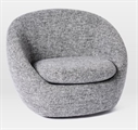 Swivel Chunky Gray Chair in Miami, Ft. Lauderdale, Palm Beach