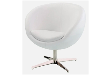 Swivel Fulton White Chair in Miami, Ft. Lauderdale, Palm Beach