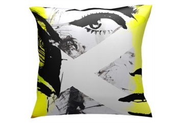 Intrigue Pillow - Yellow in Miami, Ft. Lauderdale, Palm Beach