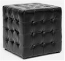 Tufted Kubik Ottoman - Black in Miami, Ft. Lauderdale, Palm Beach