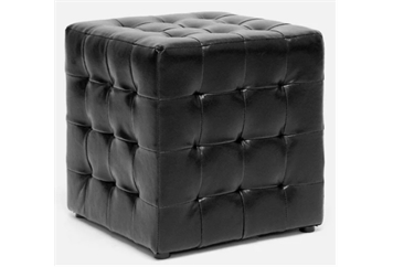 Tufted Kubik Ottoman - Black in Miami, Ft. Lauderdale, Palm Beach