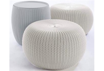 Pouf - Pool Set White and Blue in Miami, Ft. Lauderdale, Palm Beach