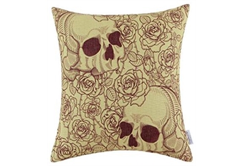 Skulls & Roses Pillow in Miami, Ft. Lauderdale, Palm Beach