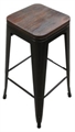 Marcus Backless Barstool Wood Black in Miami, Ft. Lauderdale, Palm Beach