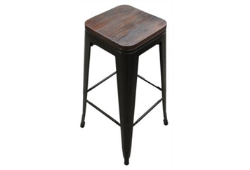 Marcus Backless Barstool Wood Black in Miami, Ft. Lauderdale, Palm Beach