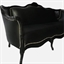 Vintage Midnight Victorian Sofa in Orlando