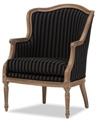 Vintage Louis Lounge Chair - Stripe in Orlando