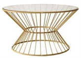 Art Deco Gold Coffee Table in Miami, Ft. Lauderdale, Palm Beach