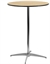 Easy Chrome Base Maple Top Highboy Table in Miami, Ft. Lauderdale, Palm Beach