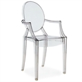 Ghost Clear Chair With Arms in Miami, Ft. Lauderdale, Palm Beach