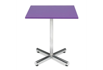 Spectrum Chrome Base Purple Top Cafe Table in Miami, Ft. Lauderdale, Palm Beach