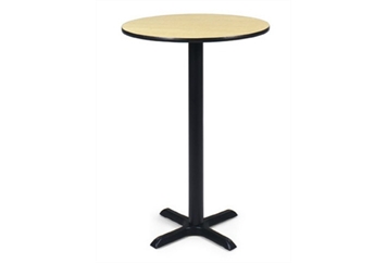 Easy Black Base Maple Top Highboy Table in Miami, Ft. Lauderdale, Palm Beach