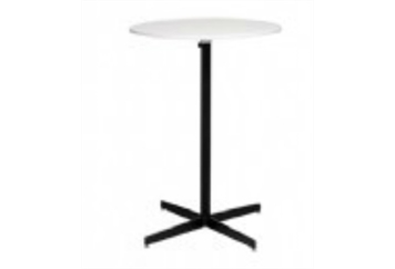 Easy Black Base White Top Highboy Table in Miami, Ft. Lauderdale, Palm Beach