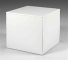 Block End Table White Tall in Miami, Ft. Lauderdale, Palm Beach