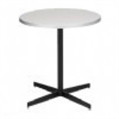 Easy Black Base White Top Cafe Table in Miami, Ft. Lauderdale, Palm Beach