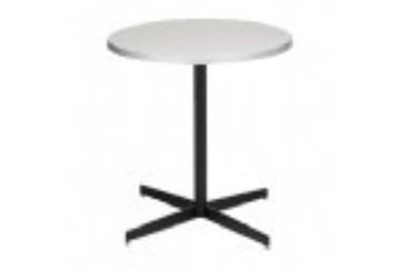 Easy Black Base White Top Cafe Table in Miami, Ft. Lauderdale, Palm Beach