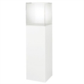 Display Pedestal White - Acrylic in Miami, Ft. Lauderdale, Palm Beach