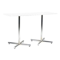 Easy Rectangle Tulip Base White Top Highboy Table Large in Miami, Ft. Lauderdale, Palm Beach