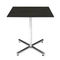 Spectrum Chrome Base Black Top Cafe Table in Miami, Ft. Lauderdale, Palm Beach