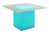 LED Acrylic Cafe Table Frosted Top 4ft in Miami, Ft. Lauderdale, Palm Beach