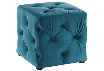 Luxe Tropical Splash Cube Ottoman in Miami, Ft. Lauderdale, Palm Beach