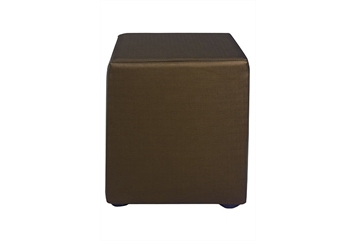 Metallic Cube Ottoman - Bronze in Miami, Ft. Lauderdale, Palm Beach