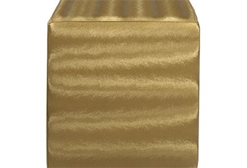 Metallic Cube Ottoman - Gold in Miami, Ft. Lauderdale, Palm Beach