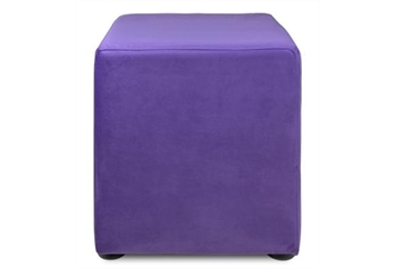 Rubix Cube Ottoman - Grape in Miami, Ft. Lauderdale, Palm Beach