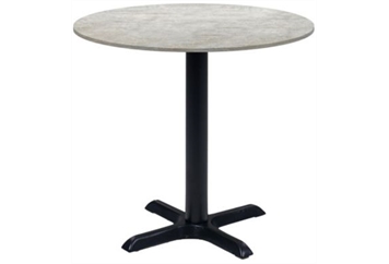 Easy Black Base Cement Top Cafe Table in Miami, Ft. Lauderdale, Palm Beach