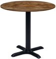 Easy Black Base Yukon Gold Top Cafe Table in Miami, Ft. Lauderdale, Palm Beach