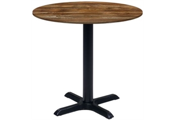 Easy Black Base Yukon Gold Top Cafe Table in Miami, Ft. Lauderdale, Palm Beach